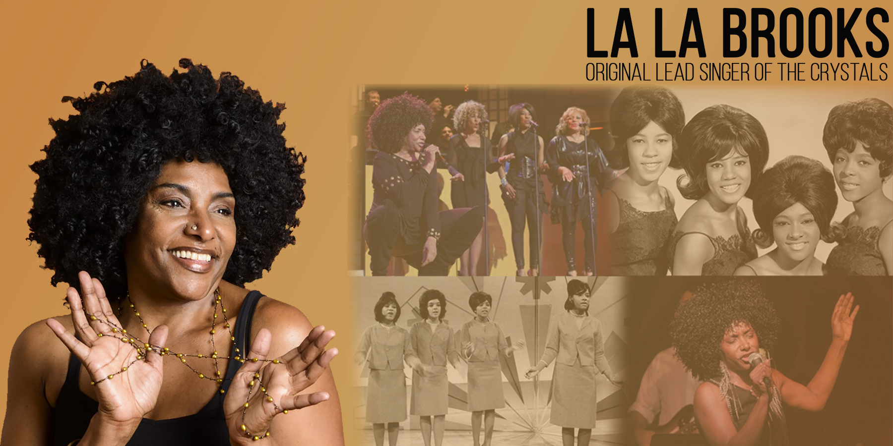 La La Brooks, original lead singer of The Crystals